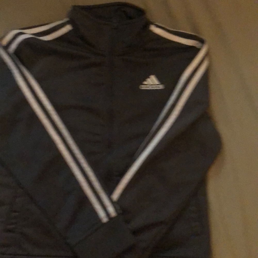 Grey and white bits jacket